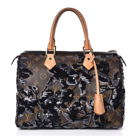 louis vuitton monogram fleur de jais sequin speedy 30|Louis Vuitton Speedy Fleur de Jais (2010) Reference Guide.